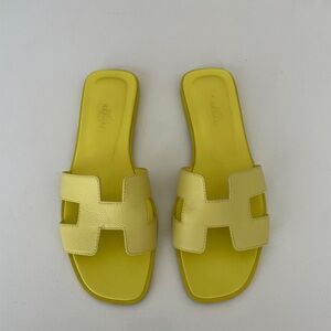 Hermes Oran Sandals Size 37